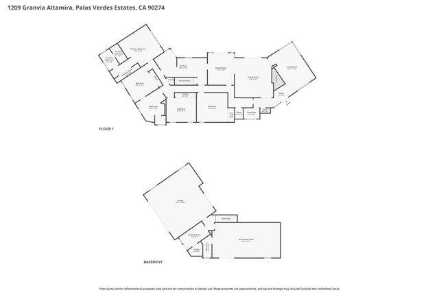 Combined floorplan