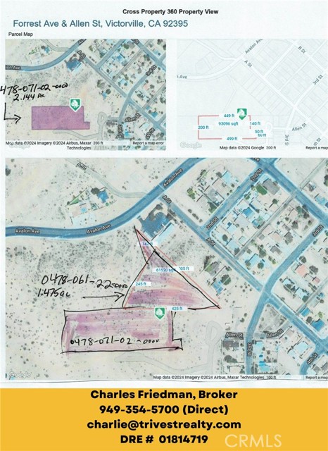 Detail Gallery Image 4 of 4 For 0 Avalon Ave & a St & Allen/3rd/Forrest, Victorville,  CA 92395 - – Beds | – Baths