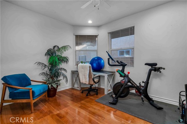 Downstairs bdrm exercise room
