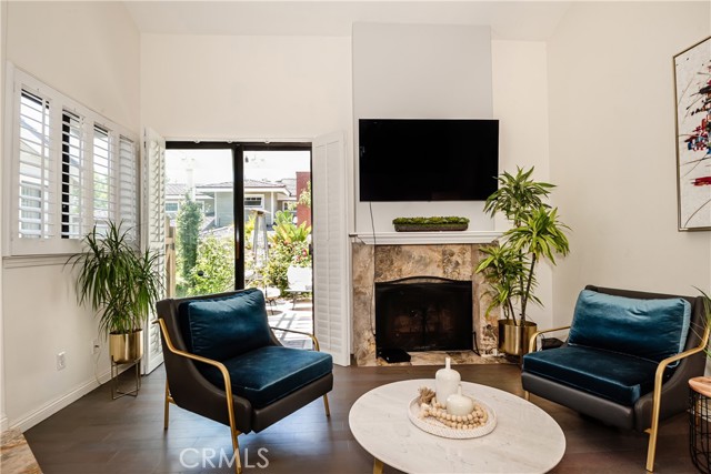 Living Room opening to private Patio.