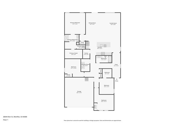 Detail Gallery Image 63 of 63 For 26644 Dior Ct, Menifee,  CA 92585 - 4 Beds | 2 Baths