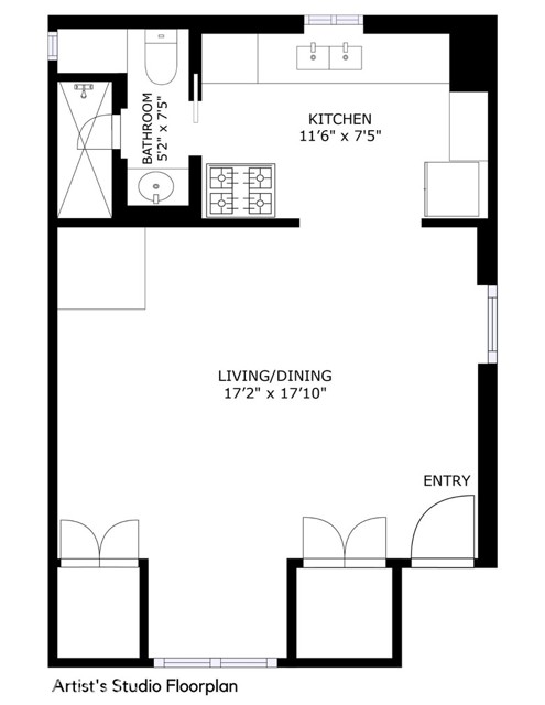 Artist's Studio Floorplan