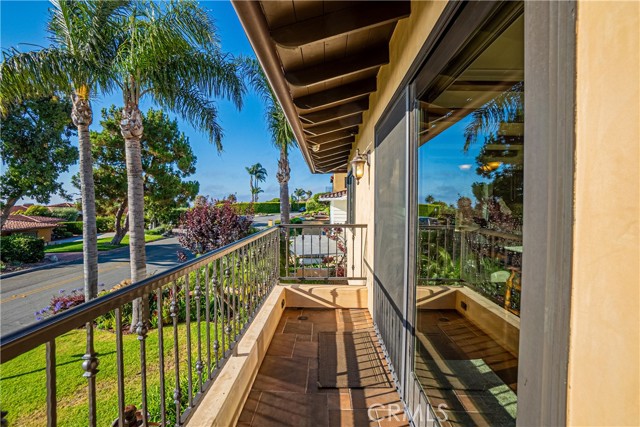 Front balcony outside of dining room