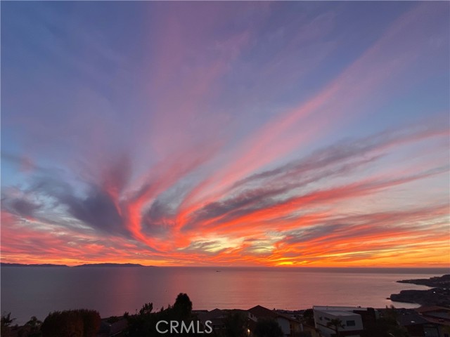 This spectacular sunset photo was taken from the neighbors home at 30815 Ganado Dr.