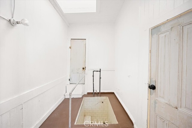 Former spring water bath room