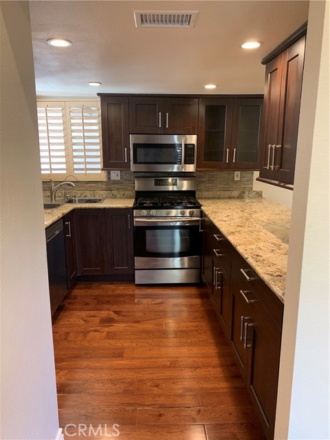 Kitchen with Granite Counters