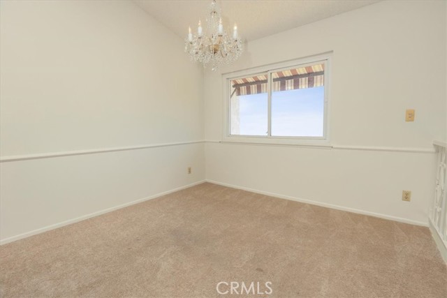 Dining room next to the living room.