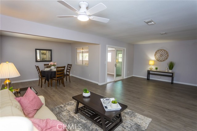 Large living room, new ceiling fan