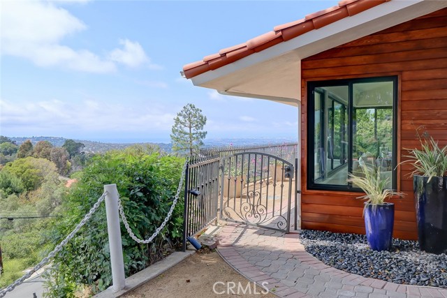 Walkway to  Backyard Side Patio w/Views