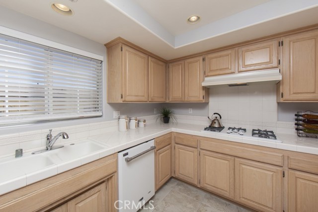 Kitchen with new stove top