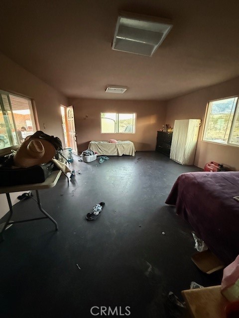 Living Area in back unit