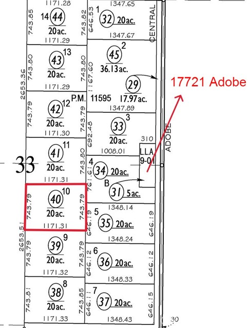 Detail Gallery Image 2 of 2 For 17712 Adobe Rd, Bakersfield,  CA 93307 - – Beds | – Baths