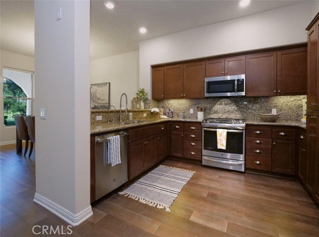 Kitchen Open to Dining Room