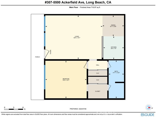 Detail Gallery Image 11 of 29 For 5500 Ackerfield Ave #307,  Long Beach,  CA 90805 - 1 Beds | 1 Baths