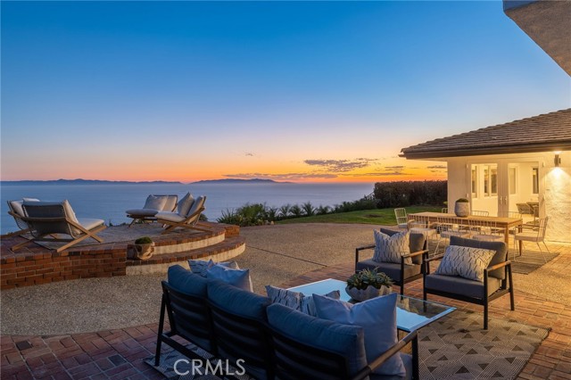 Patio at Sunset