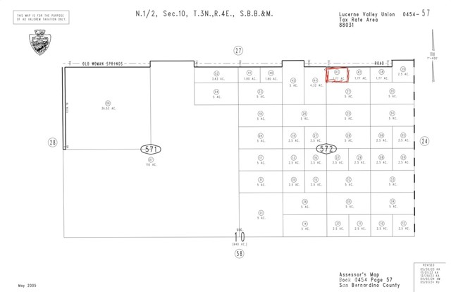 Detail Gallery Image 1 of 1 For 0 Old Woman Springs Rd./Hwy 247, Johnson Valley,  CA 92285 - – Beds | – Baths