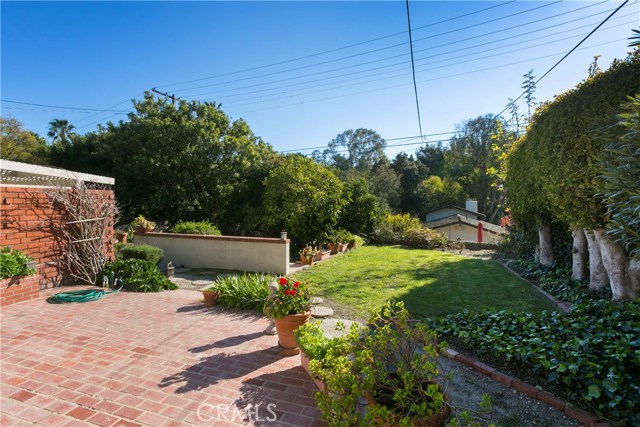 Another wonderful patio and grass area off the bedroom.