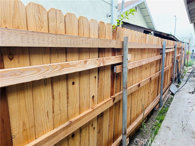 new wood fence