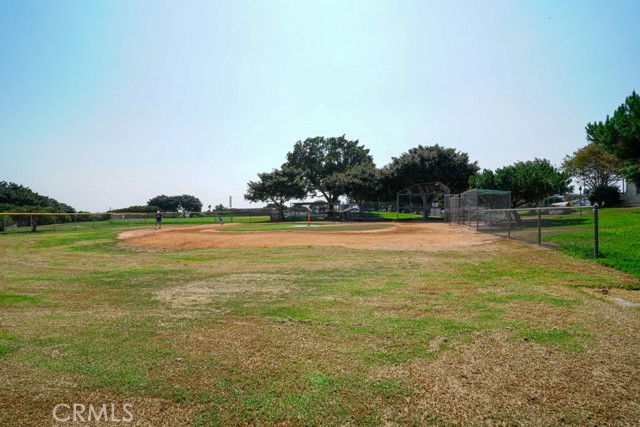 Baseball diamond down the street