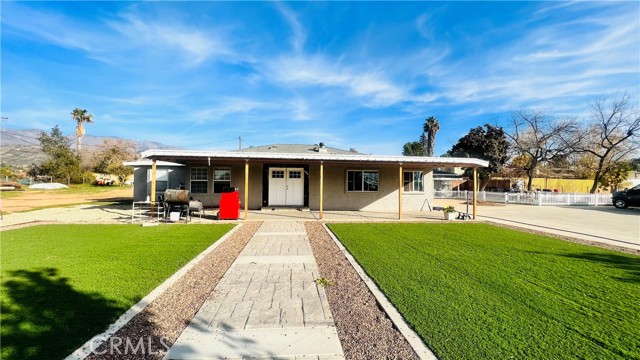 13327 California Street Yucaipa, California 2 houses on a 1.2 acre lot in the heart of Yucaipa! With scenic views of the local mountains, this property is loaded with potential. Currently zoned "General Commercial", with 2 separate homes, this property has multiple uses. The main house is 3 bedroom, 2 baths - 1520sf, with an office/den area, indoor laundry, and a wine cellar type basement. This main house has been fully remodeled and recently added front porch, dual entry doorway, kitchen & bath updates. Rear home is a 1 bed, 1 bath casita complete with central HVAC system and fenced in yard around back house. The property is completely fenced in and a great location. This can fit many needs, from an owner occupied multi family use, rental investment, commercial land perfect for contractor, or many other business types.