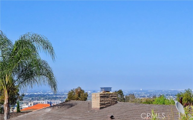 City views from the view deck in the backyard