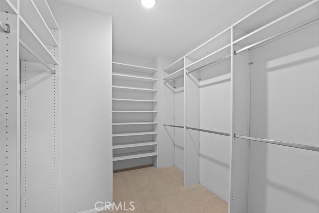 Primary walk-in closet