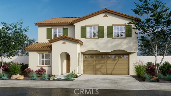 NEW CONSTRUCTION - NEW COMMUNITY - SINGLE-FAMILY HOMES - Welcome to Mariposa Pointe, a brand, new home community in the city of Coachella! This beautiful, 2-story floor plan features 2,311 square feet with 5 bedrooms, 3 baths and 2-car garage. Upon entry, you are welcomed by an impressive Great Room, Dining and Kitchen space perfectly-designed for entertaining and gathering, while the spacious downstairs bedroom and the full bath just off the entry offers endless possibilities as extra space for family, guests or as a home office or creative space. The well-appointed, gourmet Kitchen includes a great center island for extra seating, stylish cabinetry, granite counter tops and stainless-steel appliances. Make your way upstairs to find three, additional spacious bedrooms and a great Loft, perfect for movie night, studying or simply lounging. The convenient upstairs laundry room makes laundry day a breeze. The luxurious and large Primary Suite offers a peaceful retreat with beautiful bathroom complete with an oversized shower, dual sink vanity with stone counters, and generously-sized walk-in closet. The outdoor space is the perfect canvas for that backyard oasis you’ve been dreaming of. Other amazing features include "Americas Smart Home Technology" for Home Automation at your fingertips, LED recessed lighting, tank-less water heater and much more.