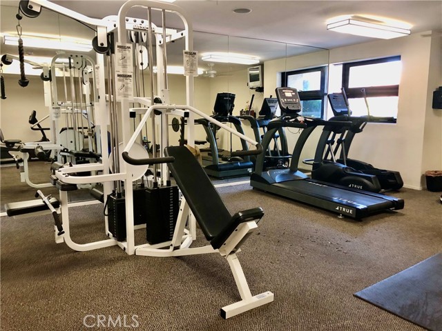gym on the first floor