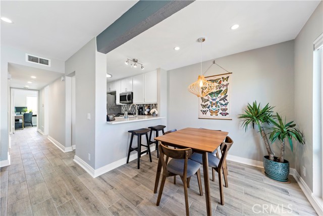 Entrance into open floor plan.