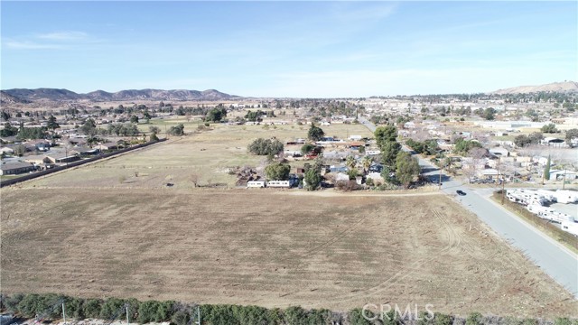 View looking West.