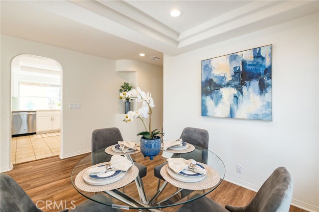 Formal dining room area