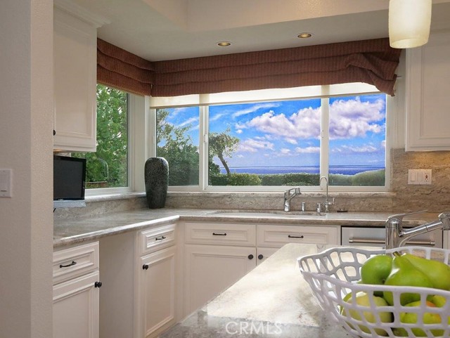 Kitchen looking out to Ocean View