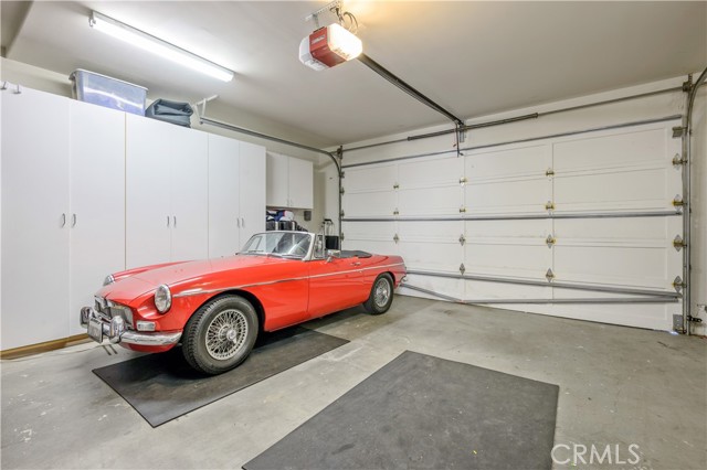 Generous Two Car Garage with Storage