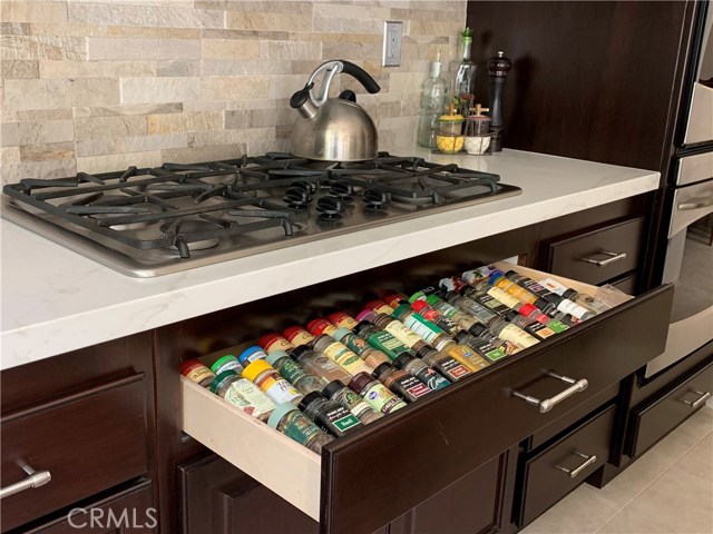 Example of custom cabinetry with kitchen remodel.