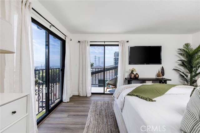 Ocean views from the master bedroom.