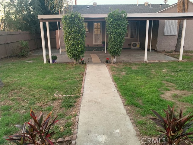 View of Back yard from back house