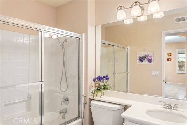 A complete bathroom is located on the lower level for added convenience.
