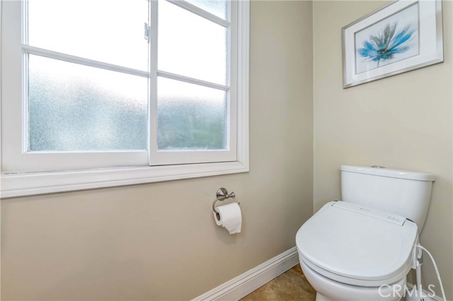 Separate toilet room inside the master bathroom