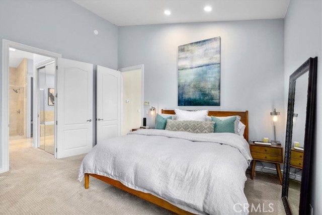 Master bedroom toward closet area & bathroom