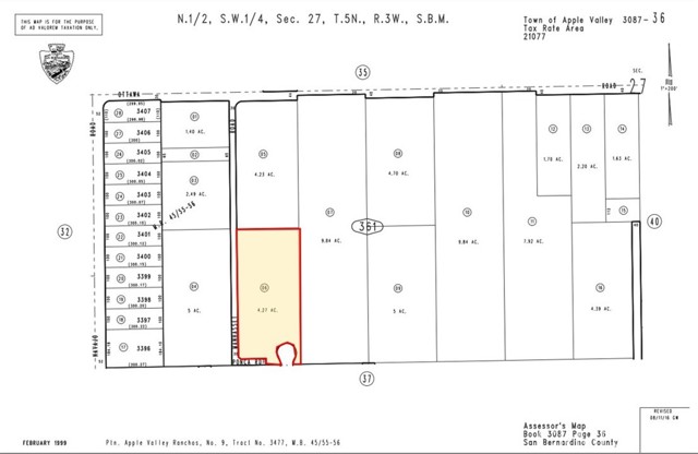 Detail Gallery Image 1 of 3 For 0 Chief Joseph Rd, Apple Valley,  CA 92308 - – Beds | – Baths