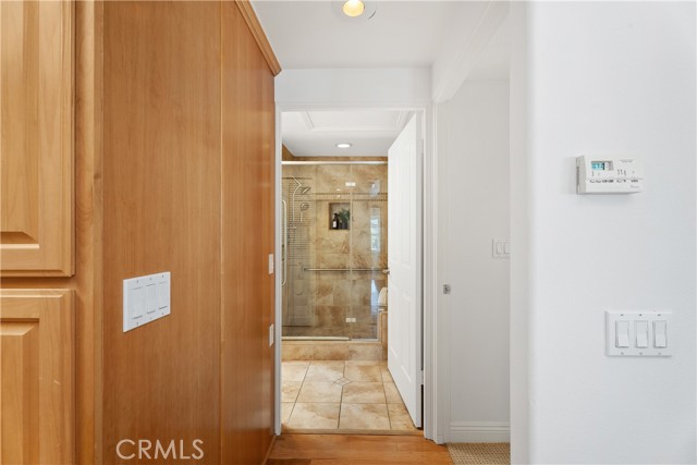 Enter into the main bedroom.