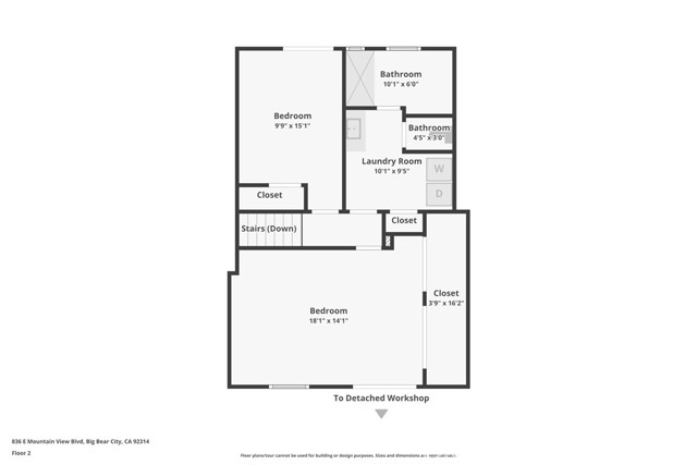 Detail Gallery Image 30 of 32 For 836 E Mountain View Bld, Big Bear City,  CA 92314 - 2 Beds | 2 Baths