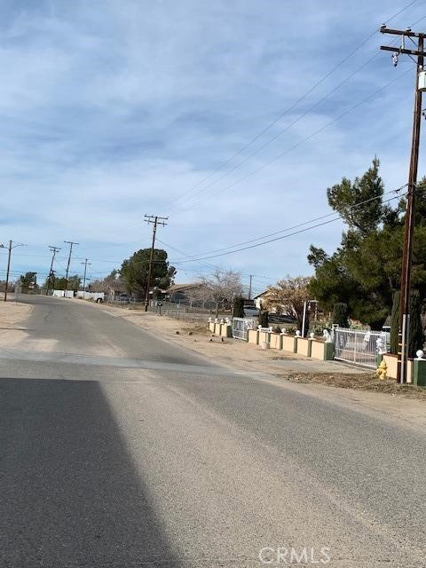 Across the st from property