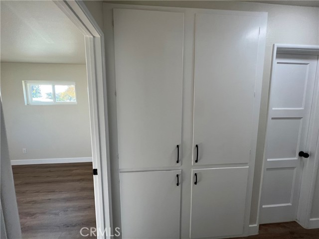 Cabinet space in hallway