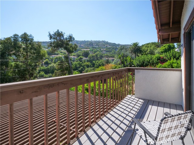 Outdoor balcony off Primary Bedroom