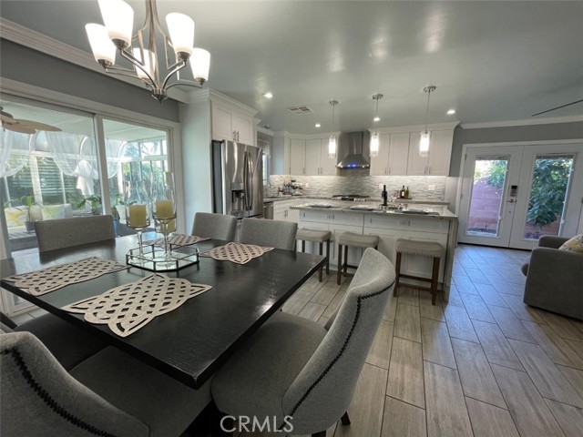 Dining Room and Kitchen view