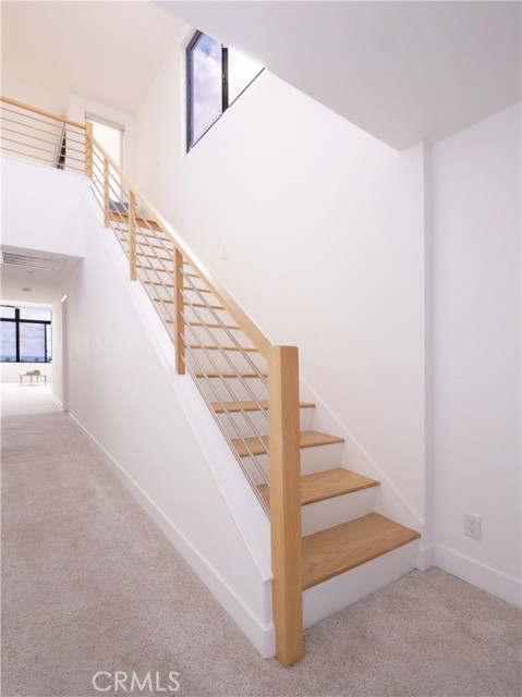 Wood Flooring Leads to the Loft