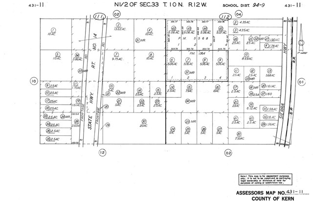 Detail Gallery Image 6 of 9 For 0 Frontage, Rosamond,  CA 93560 - – Beds | – Baths