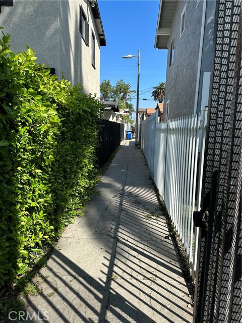 walkway to house