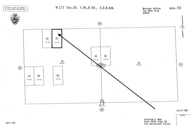 Detail Gallery Image 1 of 1 For 0 Lot 2 2 Mile Rd, Twentynine Palms,  CA 92277 - – Beds | – Baths